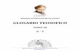 Glossario Teosofico Blavatsky - Q a Z