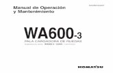 Manual Komatsu Cargador Frontal Wa 600 3 Full