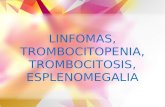 Linfomas, Trombocitopenia, Trombocitosis, Esplenomegalia