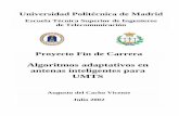 Proyecto Fin de Carrera 2002 - Algoritmos Adaptativos en Antenas Inteligentes Para UMTS - Augusto Del Cacho