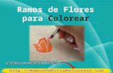 Ramos de Flores Para Colorear