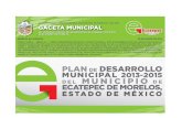 Plan de Desarrollo Municipal de Ecatepec de Morelos 2013 - 2015