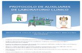 Protocolo de Auxiliares de Laboratorio Clinico