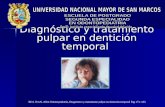 Diagnóstico y tratamiento pulpar en dentición temporal
