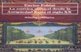 Fubini Enrico - La Estetica Musical Desde La Antiguedad Hasta El Siglo Xx (1)