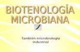 BIOTECnologia Microbiana Tambien Microbiologia Industrial.