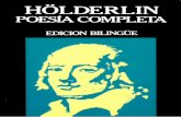 Hölderlin Poesía Completa Edición Bilingüe  Friedrich Hölder