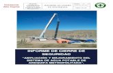 Informe Final de Cierre de Seguridad Imecon Arequipa