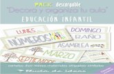 Pack descargable "Decora y organiza tu aula" para Educación Infantil