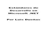 Estándares de Desarrollo en Microsoft NET - Luis Dueñas