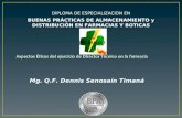 Aspectos éticos de la dirección técnica de farmacias - Dennis Senosain Timana