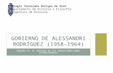 Gobierno de Alessandri rodríguez (1958-1964)