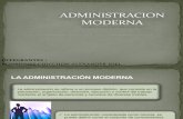 Diapositivas de La Administracion Moderna
