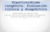 03 Hipotiroidismo Congenito - Dr CARLOS DEL AGUILA
