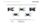 DESMI - BOMBAS NEUMÁTICAS DE DIAFRAGMA - DDL-10 Manual de mantenimiento