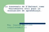 La Taxonomia de D Hainaut Como Herramienta Util Para