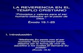 La Reverencia en El Templo Cristiano
