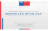 Material Para Capacitacion Ley 18216, Modificaciones Ley 20603