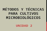 Unidad 2. Metodos y Tecnicas Para Cultivos Microbiologicos
