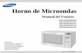 Horno de Microondas - Manual de Usuarioa - MW1660WA
