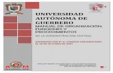 Manual de Organizacion y Funciones Administracion Central UAGro