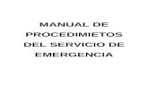Manual de Procedimientos de Emergencia