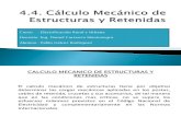Cálculo Mecánico de Estructuras y Retenidas