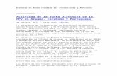 Actividad de La Junta Directiva de La FPV en Aragua