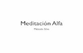Meditaci³n Alfa