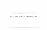 Monografía Aplicación de la ley y Culturas Juridicas