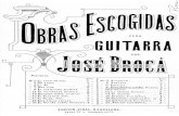 Jose Broca Pensamiento Espanol for Guitar Sheet Music