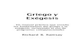Griego y Exégesis
