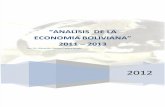 108767217 Analisis de La Economia Boliviana 2012
