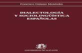 dialectologia y sociolinguistica españolas