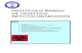 Protocolo Manejo Desechos Infectocontagiosos