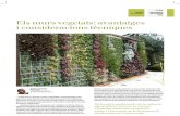 Els Murs Vegetats - Advantatges i Consideracions Tecniques