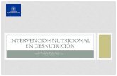 Intervencion Nutricional en Desnutricion