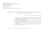 Apuntes de Derecho Procesal Civil. Teoría y práctica