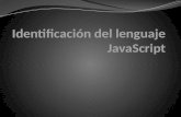 Identificación del lenguaje JavaScript