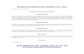 Reglamento ISR Acuerdo Gubernativo 213-2013