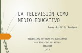 La televisión como medio educativo
