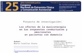 Efectos de la musicoterapia en las respuestas conductuales y emocionales en pacientes con demencia