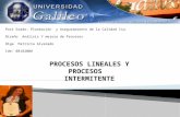 Presentacion  proceso lineal e intermitentes.