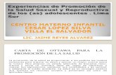Experiencias en Promocion de La Salud Sexual Reproductiva de Adolescentes - Lima Sur