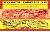 Revista "Poder Popular" 2, portada de Jose Hernandez Delgadillo, textos de Enrique Gonzalez Rojo, Gonzalo Martre, Alfredo Velarde y otros