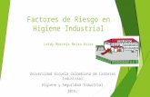 Factores de riesgo en higiene industrial