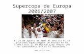 El Sevilla FC, Supercampeón de Europa ante el FC Barcelona