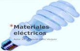Materiales electricos con botones de accion