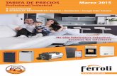 Catalogo tarifa Ferroli Marzo 2015