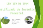 certificado de incentivo forestal